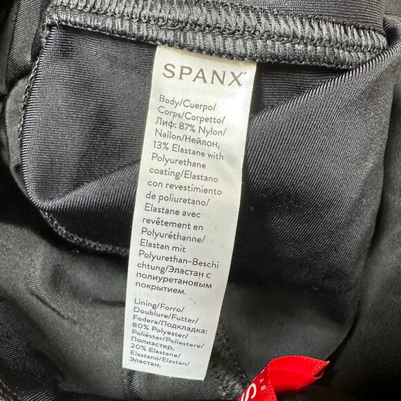 Spanx Faux Leather Leggings Black 2437Q Women's Size Small Excellent Condition - Picture 6 of 10